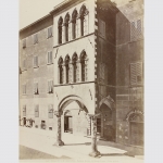 Alinari: PISA. Palazzo Scorzi, in Borgo Largo, um 1880