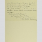 Tiemann, Walter. Brief an den den Maler Hans Otto Orlowski. 1935