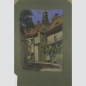 Veit, Rudolf: Meissen. Dorfstraße. Sehr schöne Pastellzeichnung 1921.