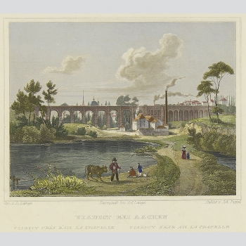 Viaduct bei Aachen um 1850