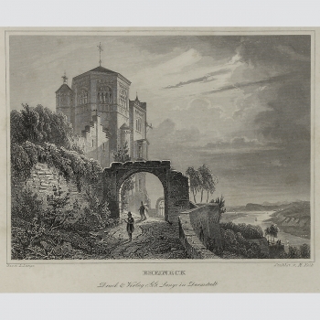 Rheineck. Stahlstich um 1850