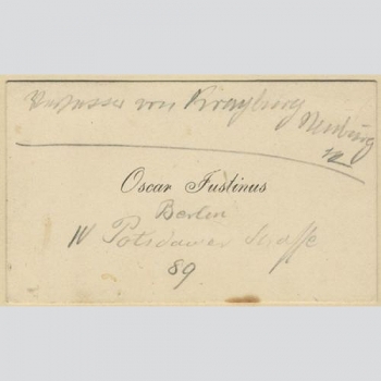 Justinus, Oskar - Schriftsteller