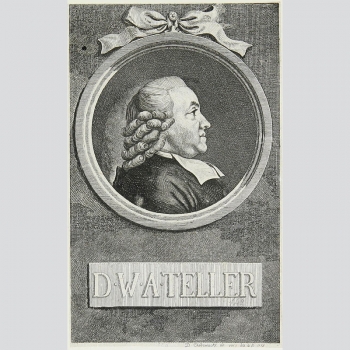 Teller, Wilhelm Abraham. Radierung von Daniel Chodowiecki
