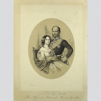 Prinz Regent von Preussen und Prinzessin Gemahlin.