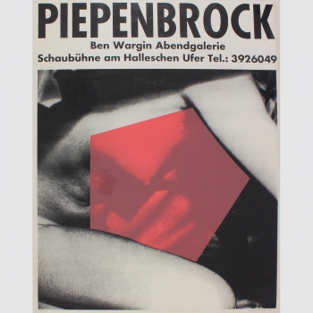 Wargin, Ben: Originalplakat PIEPENBROCK, Abendgalerie