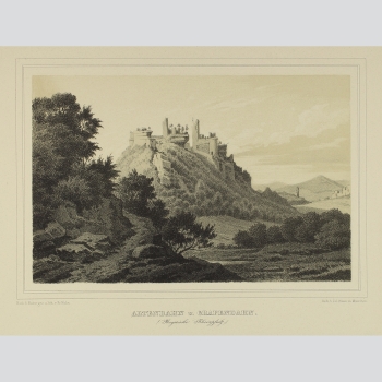 Altendahn und Grafendahn. (Bayerische Rheinpfalz). Lithographie von 1854