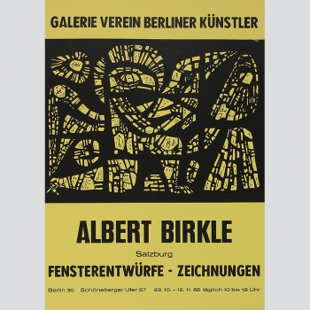 Birkle, Albert. Fensterentwürfe, Zeichnungen. Berlin 1965