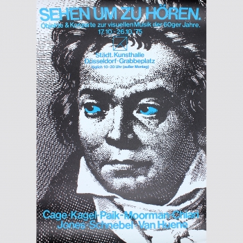 Sehen um zu Hören. Objekte & Konzerte zur visuellen Musik der 60ger Jahre.