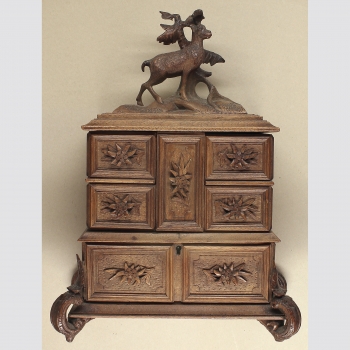 Original Brienzer Schmuckkästchen um 1900.