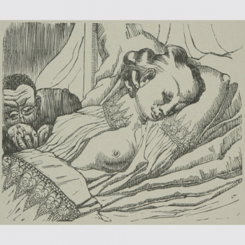 Teutsch, Walter: Imogen. Holzschnitt 1918