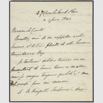 Sir Edward Cromwell Disbrowe, 1844