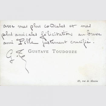Toudouze, Gustave. Französischer Dramtiker, Journalist