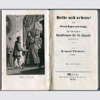 Bethe und arbeite und Gottes Segen wird folgen 1828