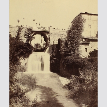 Tivoli Gardens Rom. Albuminabzug um 1880.