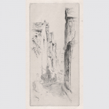 Leheutre, Gustave: La Rue du Petit-Gars. A Tours.