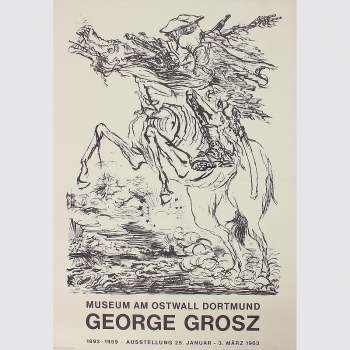 Grosz, George: Ausstellung Museum am Ostwall, Dortmund 1963