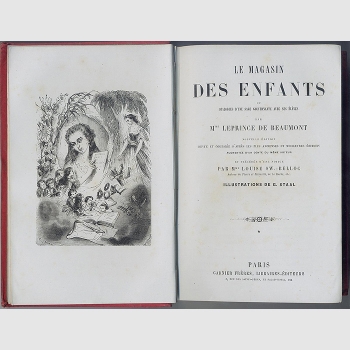 Beaumont / Staal - Le magasin des enfants. Illustriertes Kinderbuch 1865