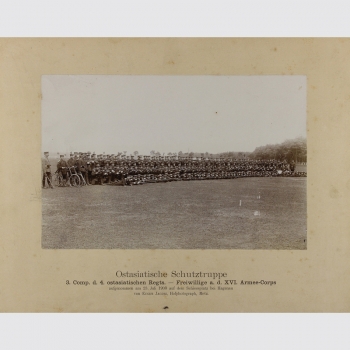 Ostasiatische Schutztruppe, 3. Comp. des 4. ostasiatischen Regiments 1900