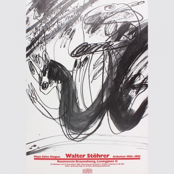 Stöhrer, Walter: Ausstellungsplakat Kunstverein Braunschweig 1983