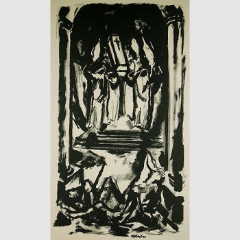Schubert, Otto: Original-Lithographie, Final, 1918