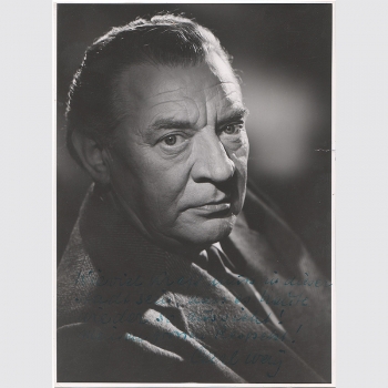 Wery, Carl. Sehr schönes Widmungsfoto