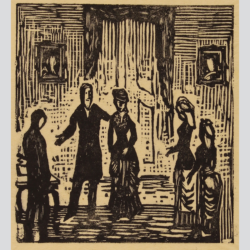 Antiquariat Petersen Leskoschek, Axl Illustration zu Dostojewski