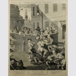Hogarth, William: 1. Stufe der Grausamkeit. Stich von Cook 1799