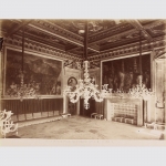 Paganori, Vincenzo: Albuminabzug Firenze - Palazzo Vecchio. Vintage um 1880.