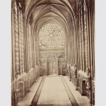 Ed. Hautecoeur phot.: Albuminabzug Paris, La Sainte-Chapelle. Vintage um 1880.