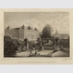 Das Japanische Palais in Dresden. Stahlstich um 1850