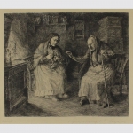 Langkau, Erhard: Der Besuch. Zwei alte Frauen im Gespräch