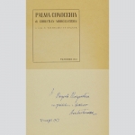 Morgenstern: Palma Conocchia (Galgenlieder) Nachlass M. Morgenstern 1957