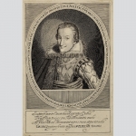 Georg Wilhelm Kurfürst von Brandenburg Markgraf. Portrait im Oval. 1640