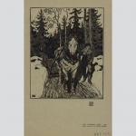 Roose, Aage: Holzschnitt. The Charcoal Cart