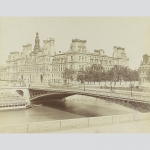 L'Hotel de Ville, Paris um 1880, X. Photo