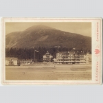 Carl Alfred Czichna: Hotel Igler Hof mit Patscherkofel, Innsbruck um 1880