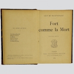 Guy de Maupassant: Fort comme la Mort. Troisième Édition, 1889