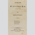 Ludwig Aurbacher: Dramatische Versuche. Fürstenweihe... 1826