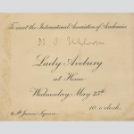 Lady Avebury, Einladung International Association of Academics