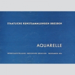 Dresdener Künstler. Aquarelle, Herbstausstellung 1954
