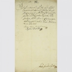 Brief nach Schmiedeberg (Schlesien) 1723