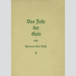 Busse, H. E.: Das Jahr der Seele Signiert Selten EA 1931!