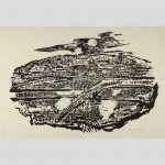 Briel, Ernst van: Holzschnitt Dünen. Neue Gruppe Münster 60, 1961