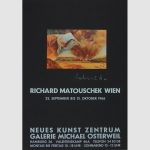 Matouschek, Richard. Signiertes Ausstellungsplakat 1966.