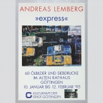 Lemberg, Andreas: express - Ausstellungsplakat Göttingen 1995.