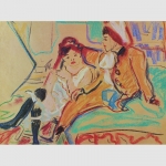 Schmidt-Rottluff. Zwei Mädchen.