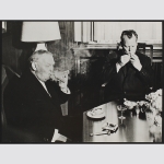 Ludwig Erhard und Willy Brandt