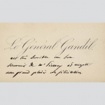 Le General Gandil, berühmter frz. General