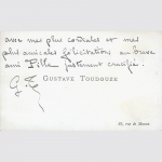 Toudouze, Gustave. Französischer Dramtiker, Journalist