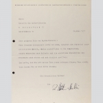 Müller-Mehlis, Reinhard. Brief an den Galeristen Heinrich von Sydow 1971
